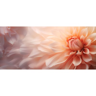 Tableau Sur Verre Synthétique Portrait Pensée Florale FLEUR CEANOTHE