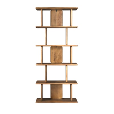 Étagère en bois massif H180cm- BATAM DRAWER