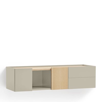 Console murale 2 portes, 2 tiroirs en bois L110cm - OTTO TEULAT