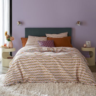 Parure de lit 50% coton recyclé, taie rect., Doti LA REDOUTE INTERIEURS