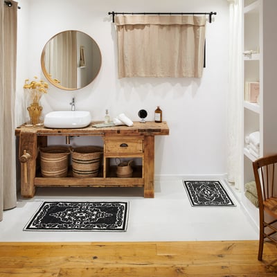 Tapis de Bain Palace - Coton Jacquard 1400g/m² TRADITION DES VOSGES
