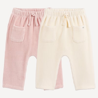 Lot de 2 sarouels en velours côtelé LA REDOUTE COLLECTIONS