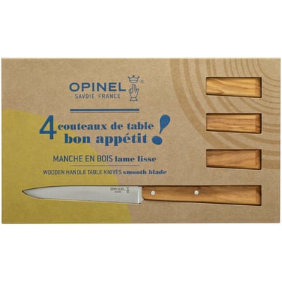 Couteau Bon Appétit sud 4 couteaux de table OPINEL