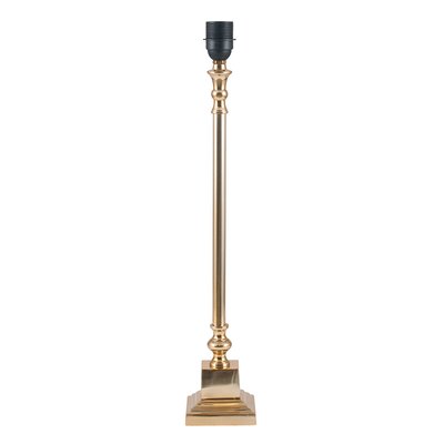 Claud Square Candlestick Table Lamp Base in Gold SO'HOME