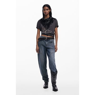 Denim Boyfriend usé DESIGUAL