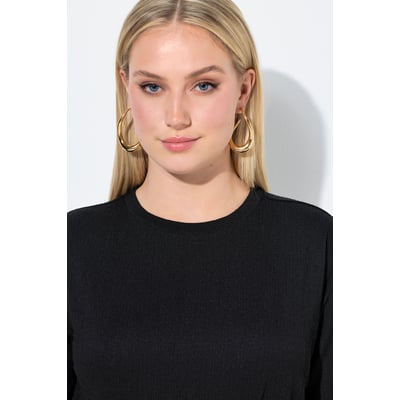 Robe midi oversize, matière texturée ULLA POPKEN