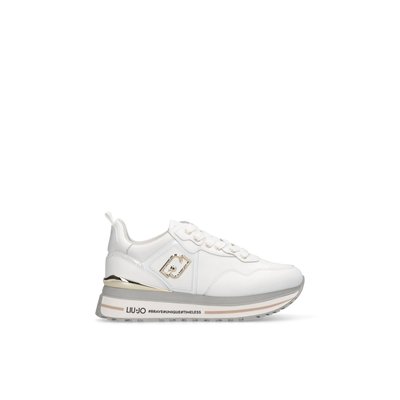 Sneakers à plateforme en cuir LIU JO