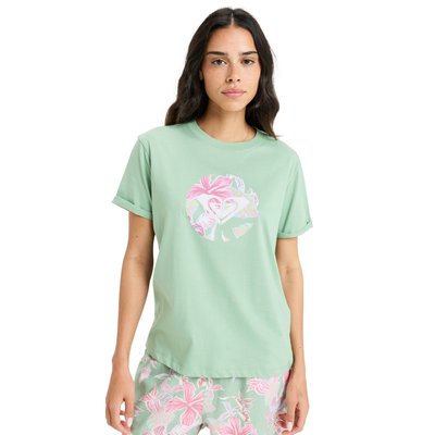 T-shirt à manches courtes OCEANREGULAR ROUND HIBISCUS. ROXY