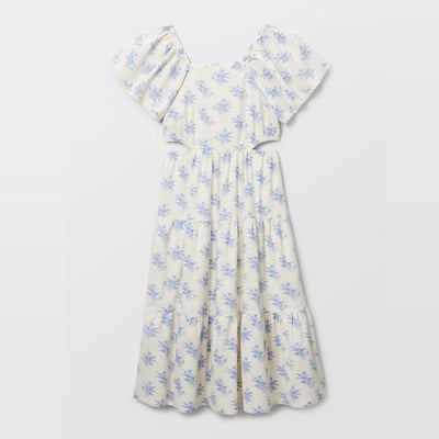 Robe imprimée fleurie avec détails de découpes MONOPRIX