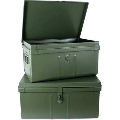 Lot de 2 coffres en métal Habitat PIERRE HENRY