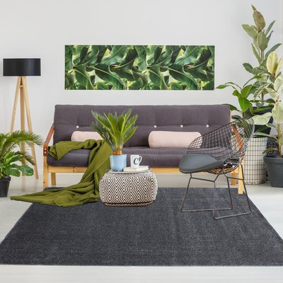 Tapis salon et chambre tissé motif uni SOULA UN AMOUR DE TAPIS