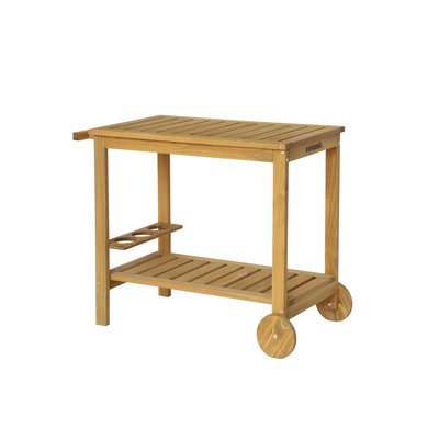 Desserte extérieure bois de sapin + roues et poignée L95cm AULNE SWEEEK