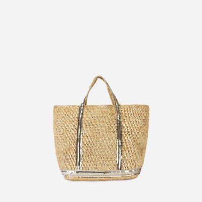 Bolso tote M de rafia y lentejuelas VANESSA BRUNO