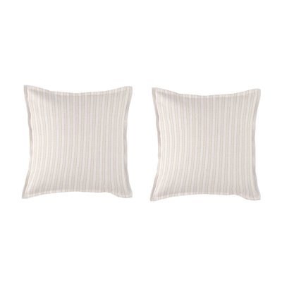 2 Taies d'oreiller 100% percale de coton organic KERALA NAF NAF HOME