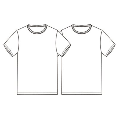 Lot de 2 t-shirts manches courtes en coton BOBOLI