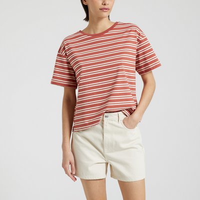 Mariniere femme rouge petit bateau La Redoute