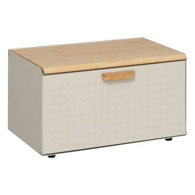Boîte à pain "Sensia" en métal et bambou noir 35,5cm 5FIVE SIMPLY SMART