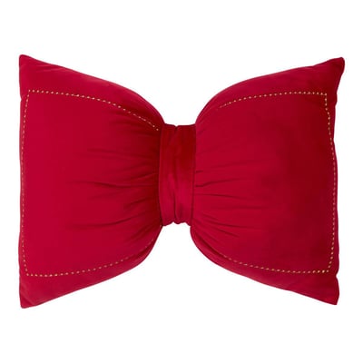 Coussin de Noël nœud rouge 50 x 35 cm FEERIC LIGHTS & CHRISTMAS