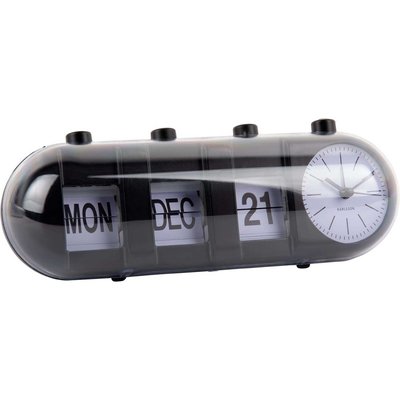 Réveil Retro Tube Calendar Flip PRESENT TIME