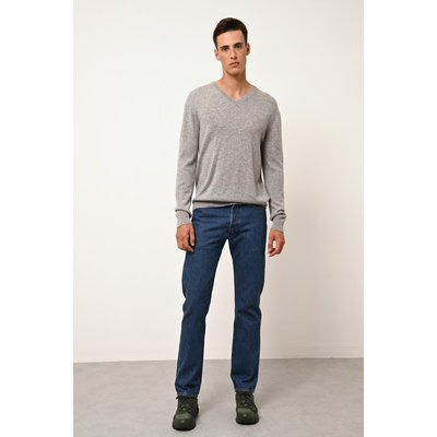 Pull Col V  Nuage Chiné Walt JUST CASHMERE