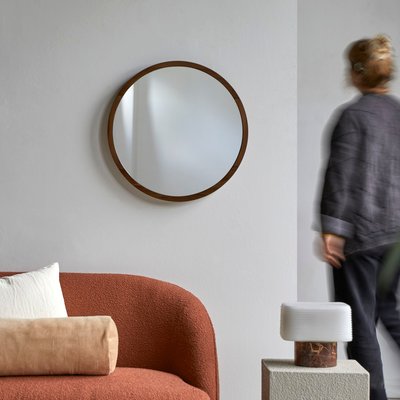 Miroir rond en teck massif 55x55 cm EAST TIKAMOON