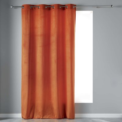 Rideau a oeillets velours Collection Velvetina DOUCEUR D'INTÉRIEUR