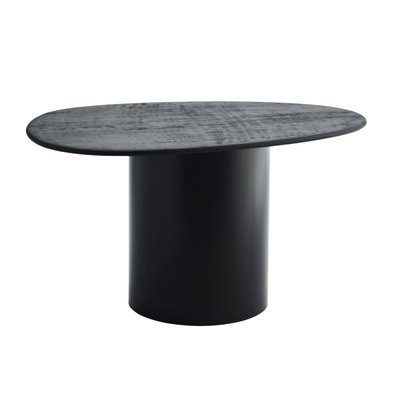 Table basse ovale métal bois manguier MADAM STOLTZ
