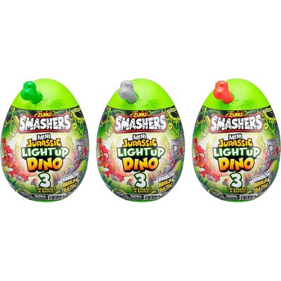 Smashers Jurassic Light Up - Figurine œuf de dinosaure Min ZURU