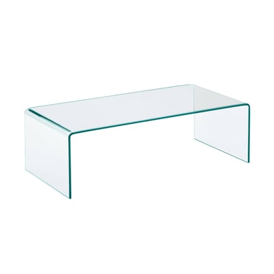 Table basse rectangulaire verre trempé GLINTZ SWEEEK