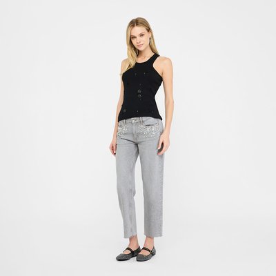 Jean jambe droite avec strass LIU JO