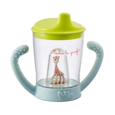 Tasse anti-fuite mascotte Sophie la girafe VULLI