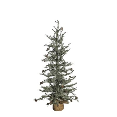 Arbre de noël décoratif avec pommes de pin artificiel H60 SIA DECO