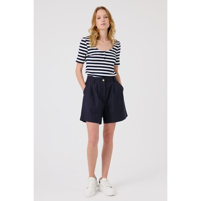 Short en lin fluide et élégant BLESSING ARTLOVE