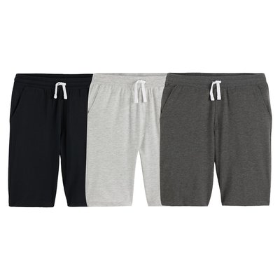 Pack of 3 Shorts in Cotton LA REDOUTE COLLECTIONS