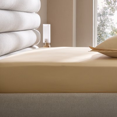 Drap-housse satin de coton, bonnet 30 cm, Galor AM.PM