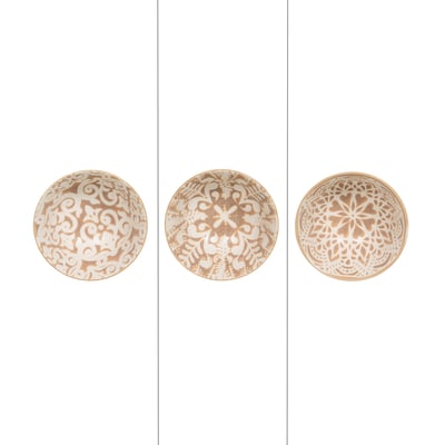 Coupelle beige Safi 9,5 cm (lot de 3) TABLE PASSION