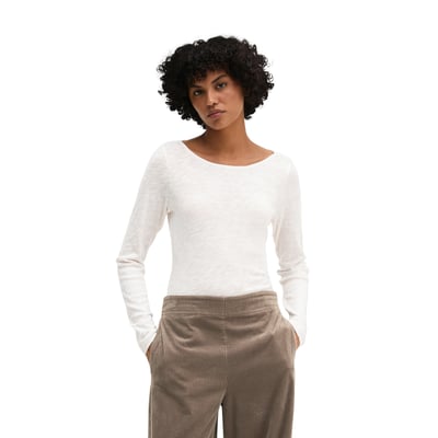 T-shirt à manches longues  U-Boot  coupe classique en qualité Organic Cotton MARC O'POLO