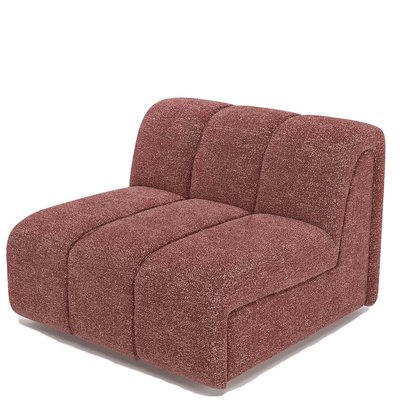 Canapé modulable en tissu bouclette - HELENE POTIRON PARIS