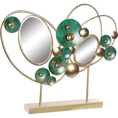 Miroir mural en métal design abstrait RECOLLECTION