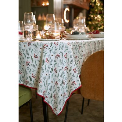 Nappe coton lavé, Winter berry LA REDOUTE INTERIEURS