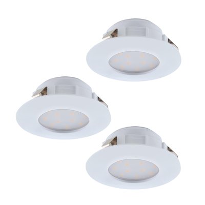 Spot à encastrer métal   PINEDA D7.8CM rond led intégrée EGLO