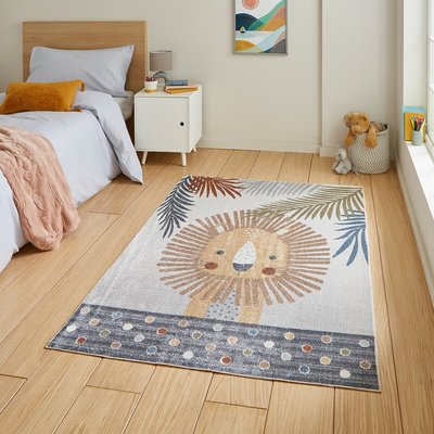 Kids Washable Lion Rug SO'HOME