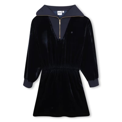Robe en velours BOSS KIDSWEAR