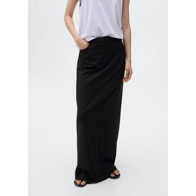 Jupe crayon longue fendue MANGO