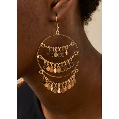 Boucles d'oreilles pendantes LA FEE MARABOUTEE