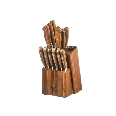 Lot de 14 couteaux de cuisine en inox, NUDE BJORN