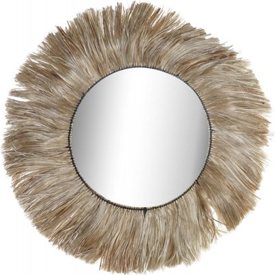 Miroir en jute naturel élégant RECOLLECTION