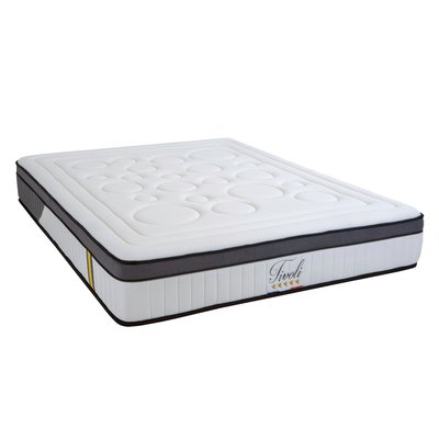 Pack Matelas Mémoire de forme + Sommier Bois + Protège matelas anti punaise TIVOLI BELLECOUR
