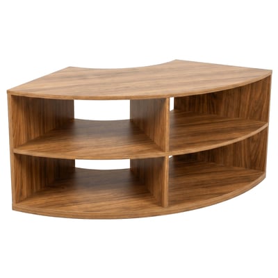 Meuble TV effet bois 120 cm style scandinave, LUKE OVIALA