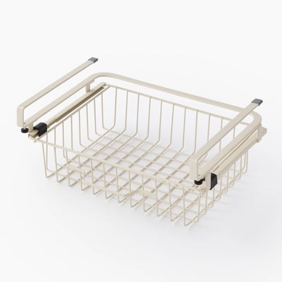 Panier coulissant à suspendre, 34,5*26,5*13,7cm, en fer MONOPRIX